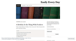 Desktop Screenshot of emilyeveryday.com