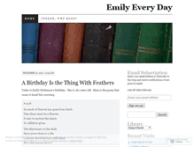 Tablet Screenshot of emilyeveryday.com